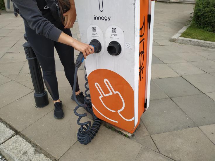 Electric charging point